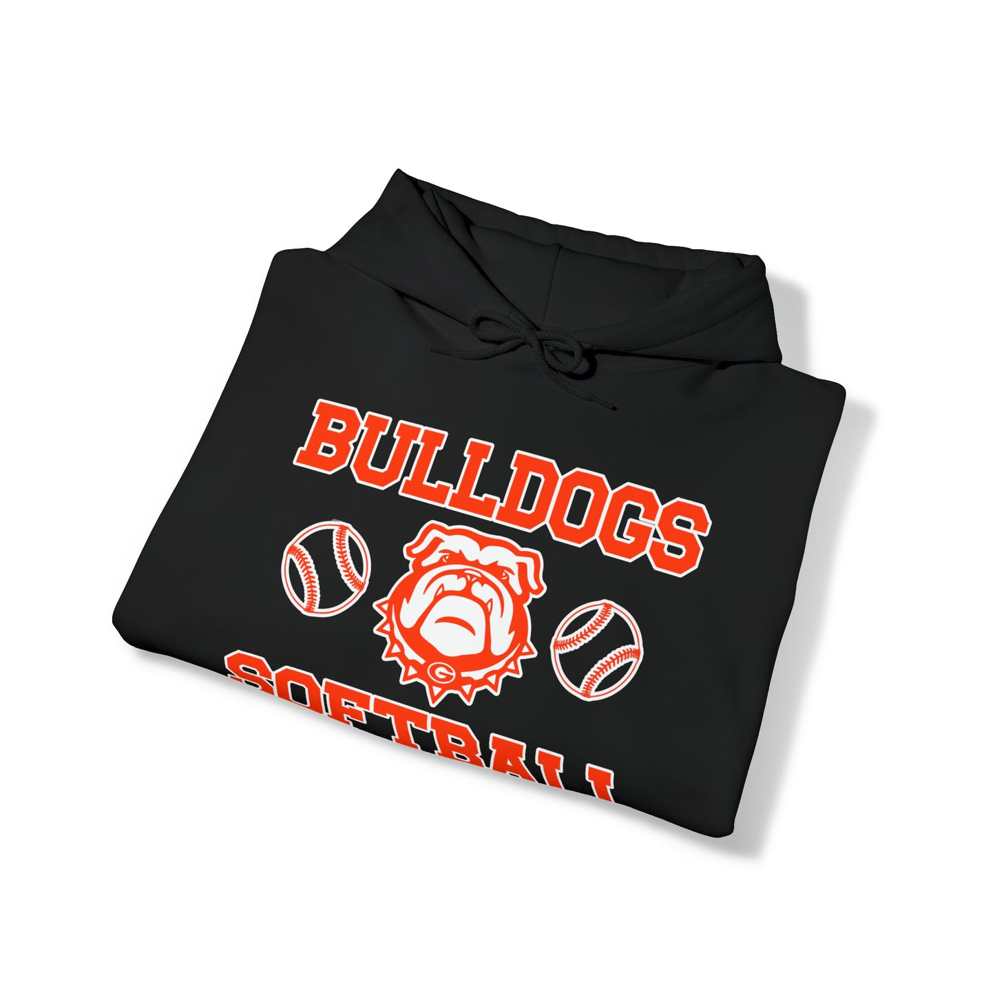 Bulldog Softball Hooded Sweatshirt
