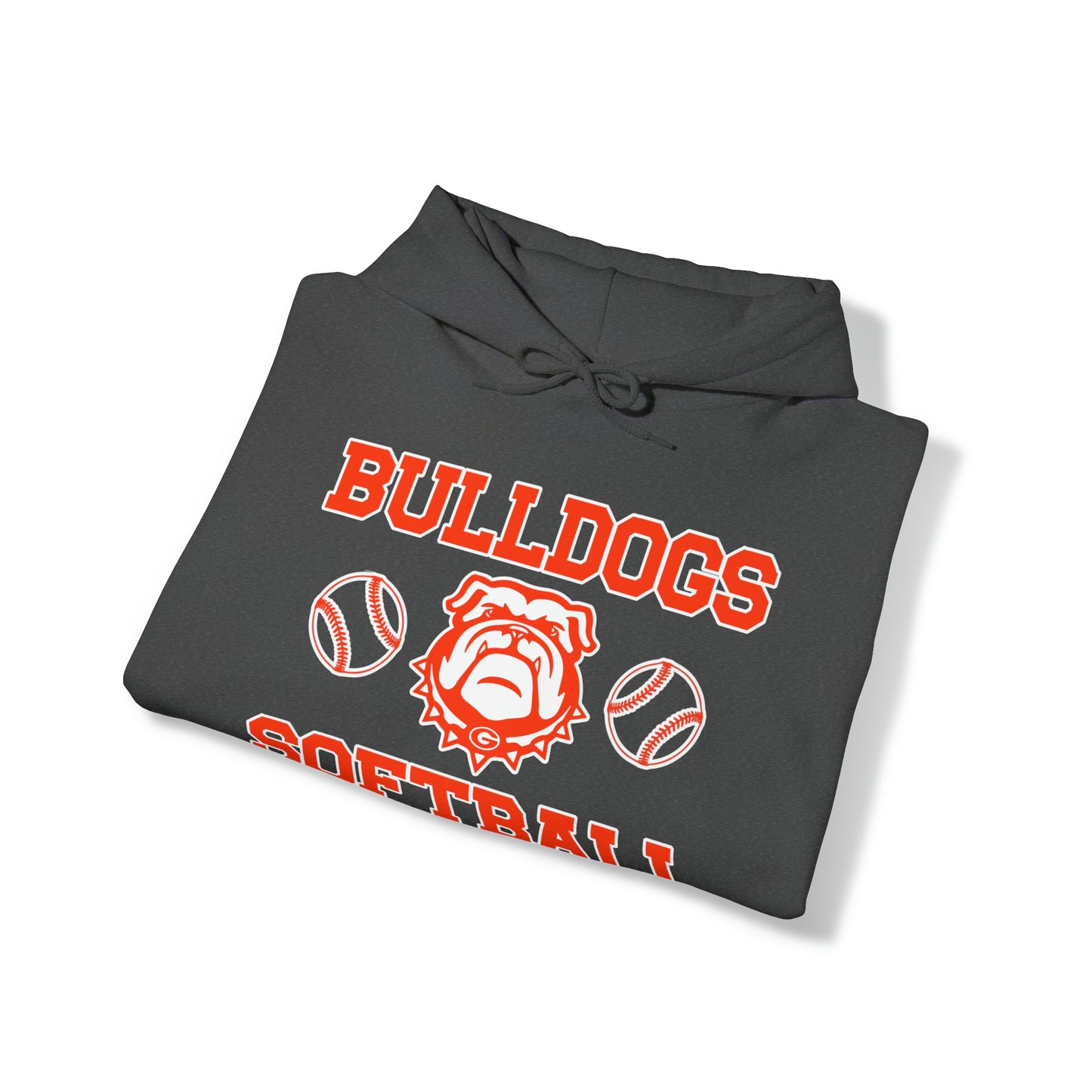 Bulldog Softball Hooded Sweatshirt