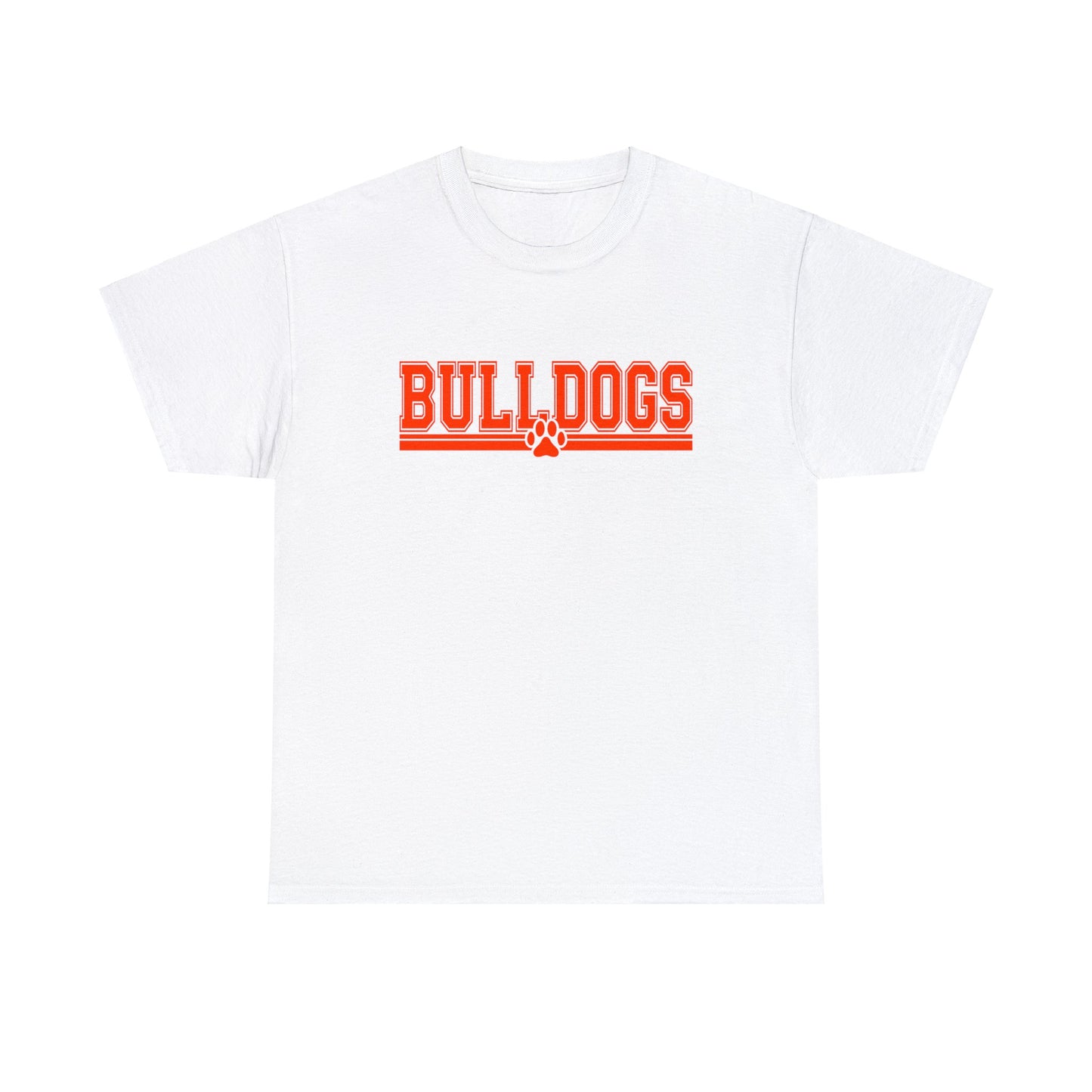 Strait Bulldog Orange Unisex Heavy Cotton Tee