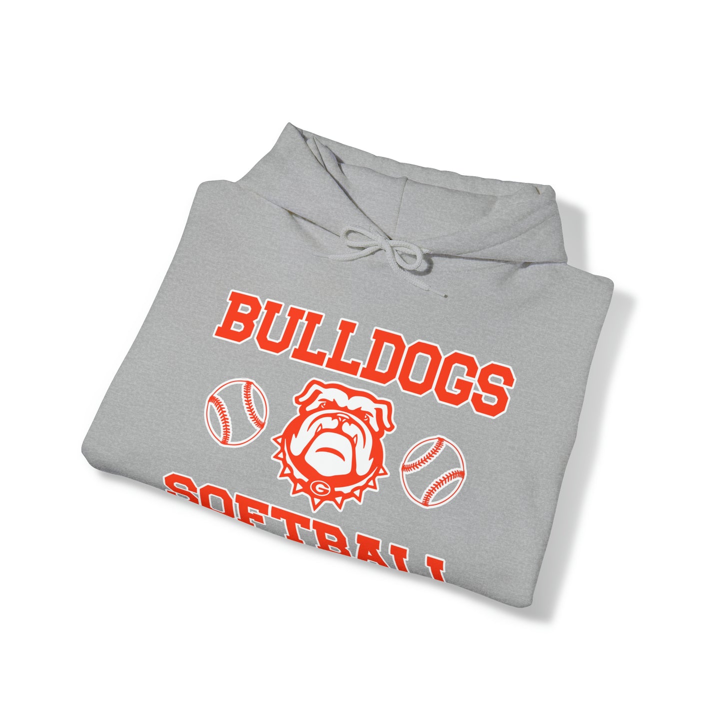 Bulldog Softball Hooded Sweatshirt