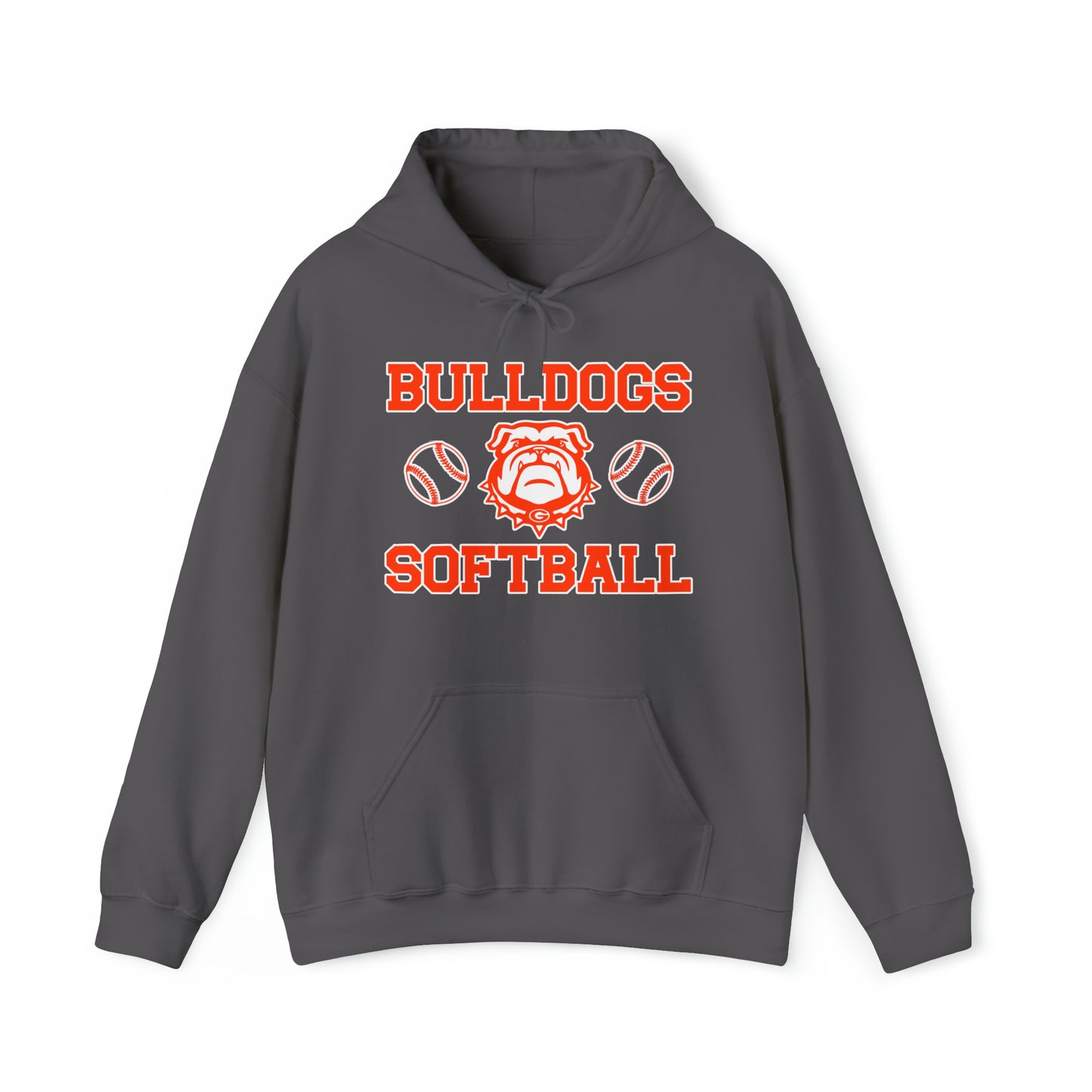 Bulldog Softball Hooded Sweatshirt