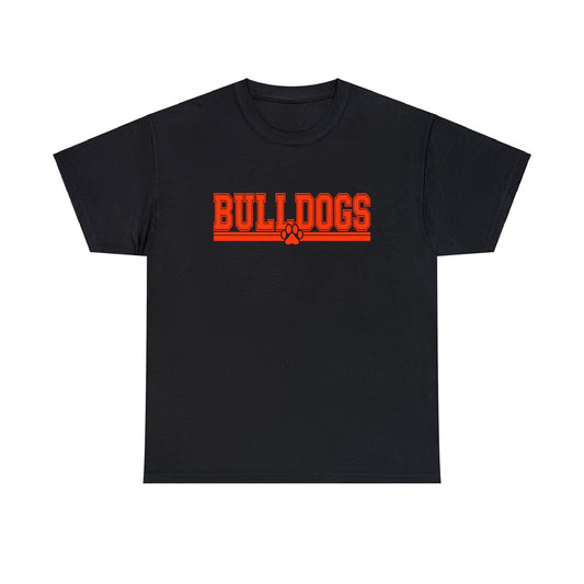 Strait Bulldog Orange Unisex Heavy Cotton Tee