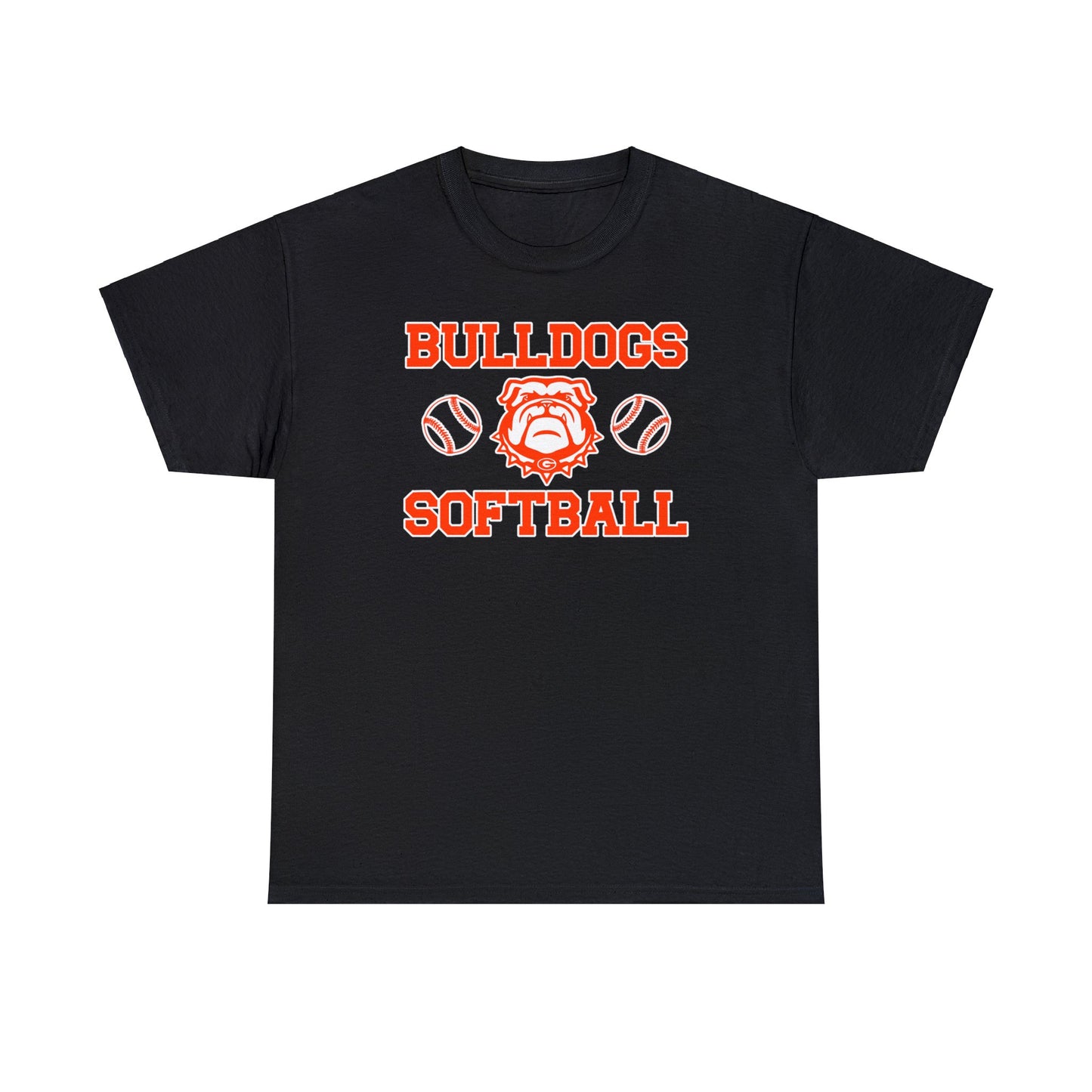 Bulldogs Softball Heavy Cotton Tee