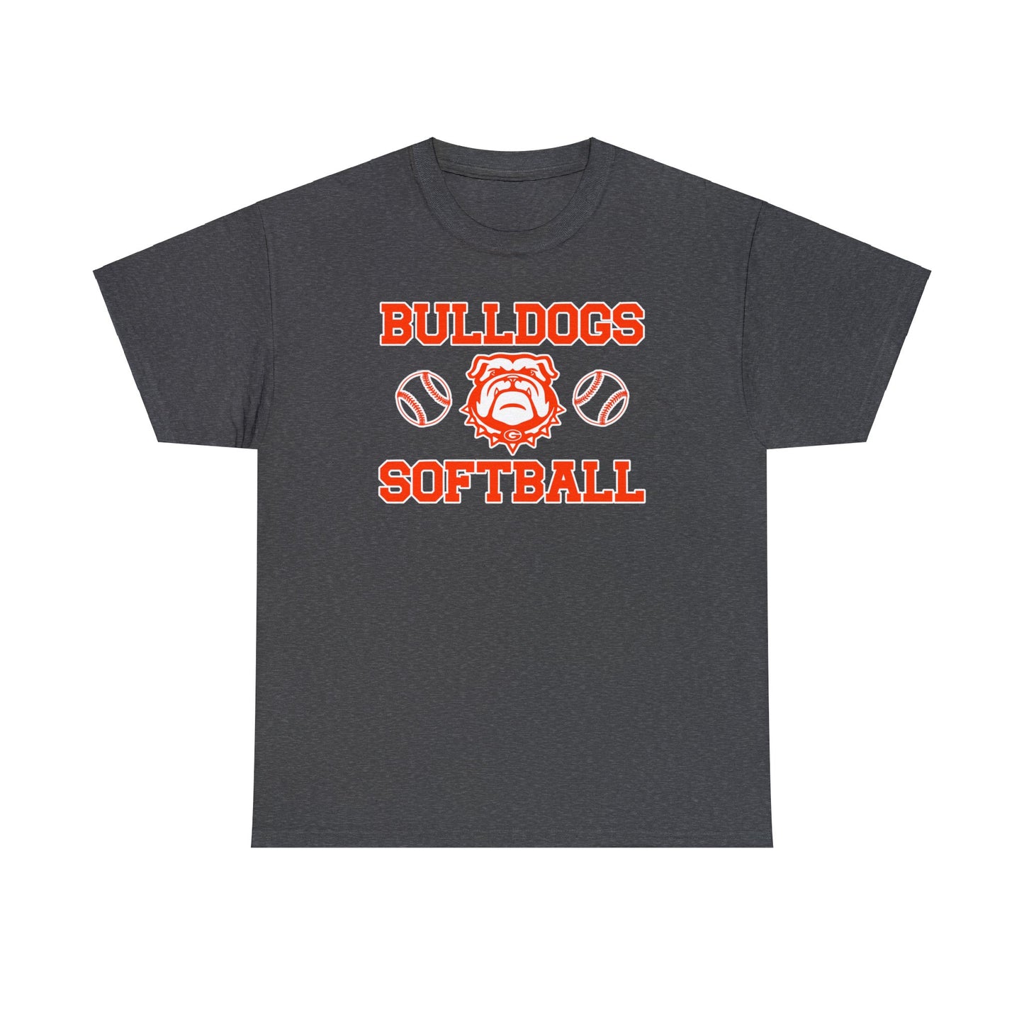 Bulldogs Softball Heavy Cotton Tee