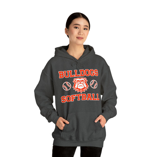 Bulldog Softball Hooded Sweatshirt