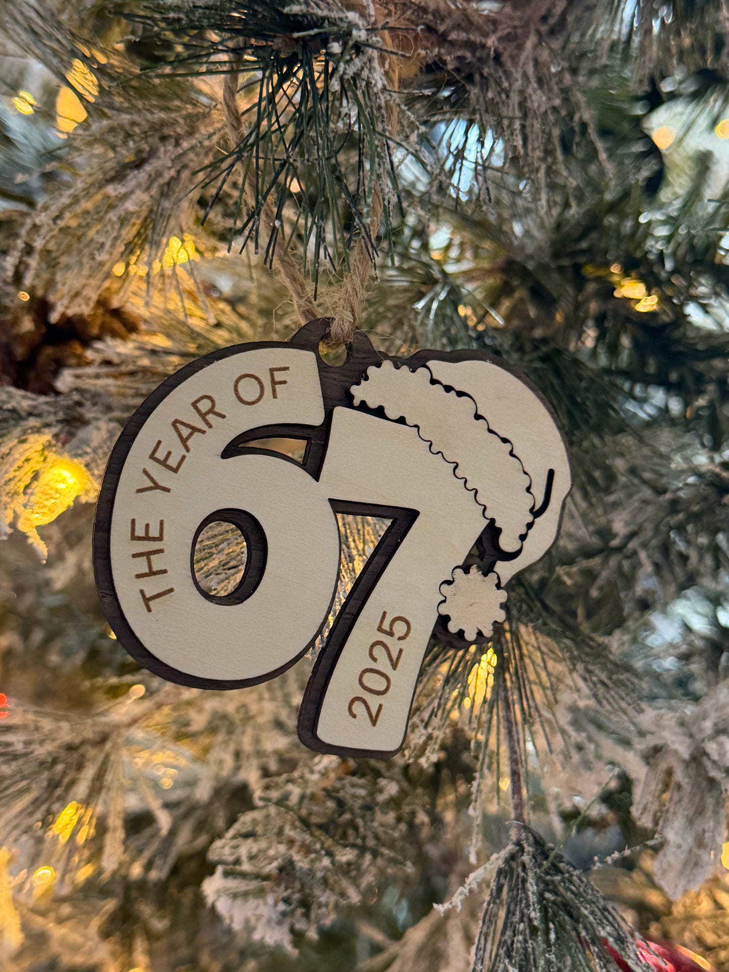 67 Christmas ornament